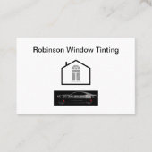 Windows Tinting Solar Film Business Cards Visitenkarte (Vorderseite)