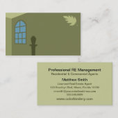 Windows und Blätter-Geschäfts-Karte Visitenkarte (Vorne/Hinten)