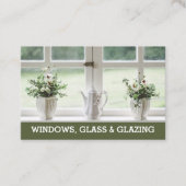 Windows und glänzende Visitenkarte. Visitenkarte (Vorderseite)