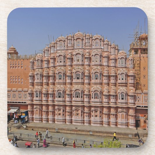 Windpalast (Hawa Mahal), Jaipur, Indien, Untersetzer (Vorderseite)