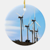 Windpark Mojave Tehachapi Power Keramik Ornament (Hinten)