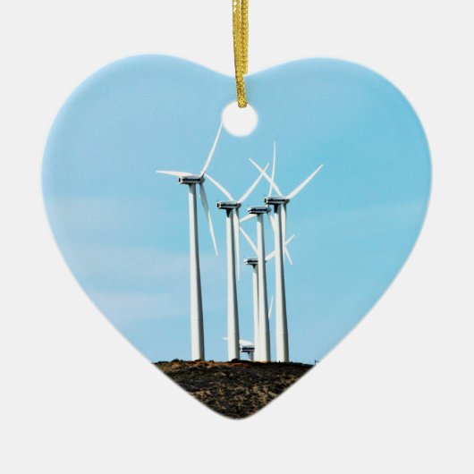 Windpark Mojave Tehachapi Power Keramik Ornament (Vorne)