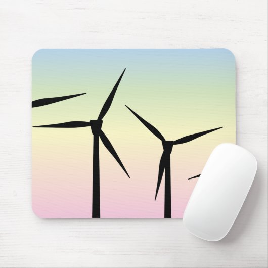 Windpark Morning Mousepad (Mit Mouse)