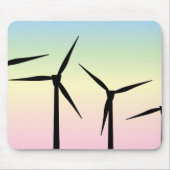 Windpark Morning Mousepad (Vorne)