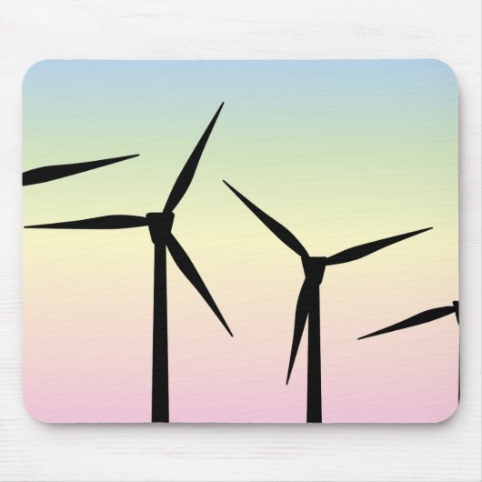 Windpark Morning Mousepad (Vorne)