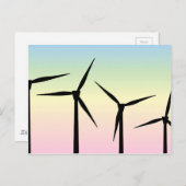 Windpark Morning Postkarte (Vorne/Hinten)