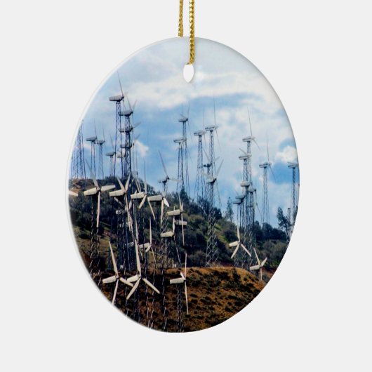 Windpark Power 3 Mojave Tehachapi Keramikornament (Rechts)