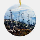 Windpark Power 3 Mojave Tehachapi Keramikornament (Vorne)