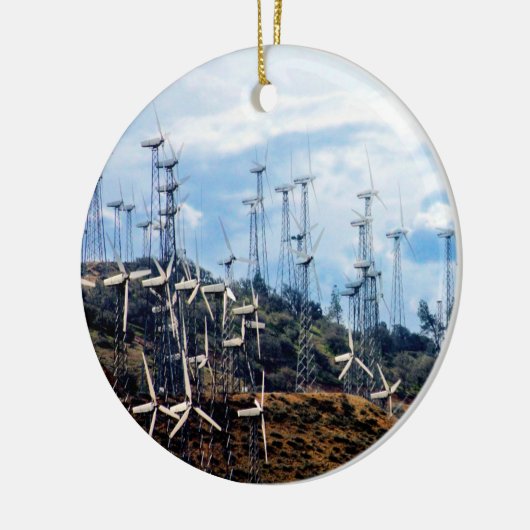 Windpark Power 3 Mojave Tehachapi Keramikornament (Links)