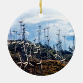 Windpark Power 3 Mojave Tehachapi Keramikornament (Hinten)