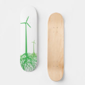 Windpark-Skateboard Skateboard (Vorderseite)