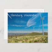 Windpark Wild Horse Postkarte (Vorne/Hinten)