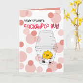 Windpocken werden in der Medizin gut gefangen Karte (Gelbe Blume)