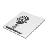 Windpumpe Sketch Farm Landschaft Fliese (Seite)