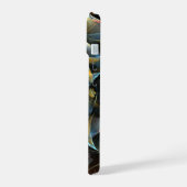 Windrad-Abstrakte Kunst iPhone 15 Hülle (Linke Seite)
