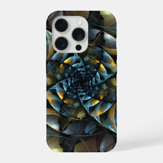 Windrad-Abstrakte Kunst iPhone Hülle (Rückseite)