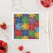 Windrad-Patchwork-Quiltmuster Serviette (Beispiel)