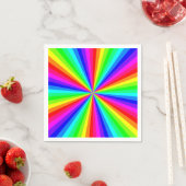 Windrad Regenbogen Serviette (Beispiel)