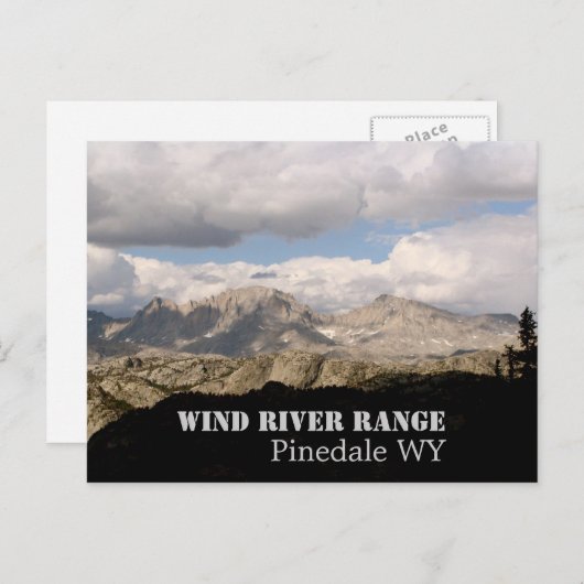 WindRiver Range Postkarte (Vorne/Hinten)