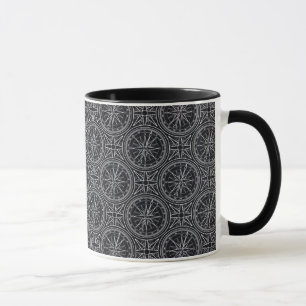 Windrose-Kompassmuster Tasse