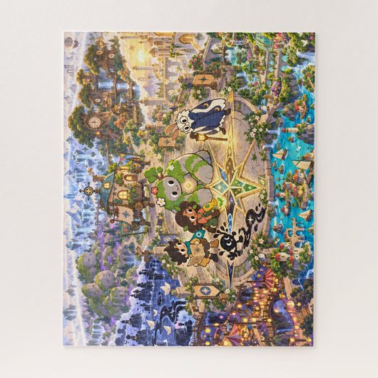 Windrose Puzzle (Vertikal)