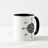 Windrose Tasse (VorderseiteRechts)