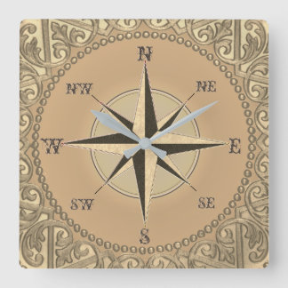 Windrose Uhr