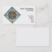 Windrose Visitenkarte (Vorne/Hinten)