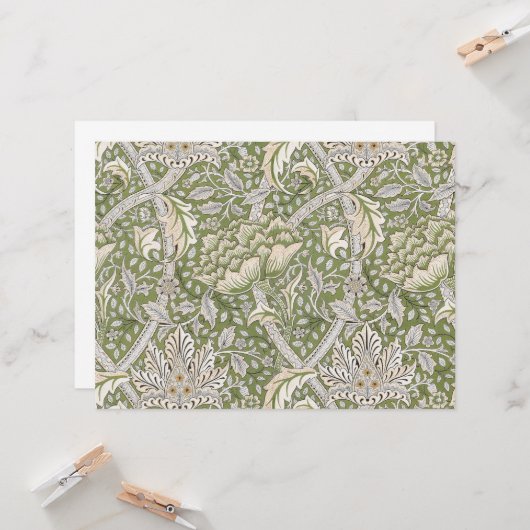 Windrush Pattern (von William Morris) Karte (Vorderseite/Rückseite Beispiel)