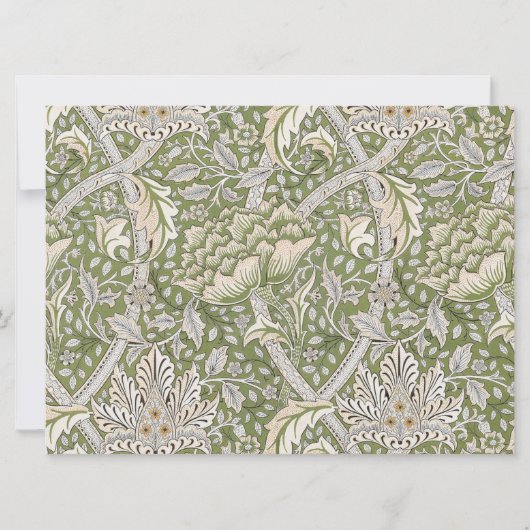 Windrush Pattern (von William Morris) Karte (Vorderseite)