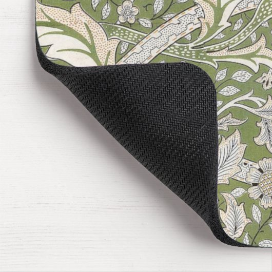 Windrush Pattern (von William Morris) Mousepad (Ecke)