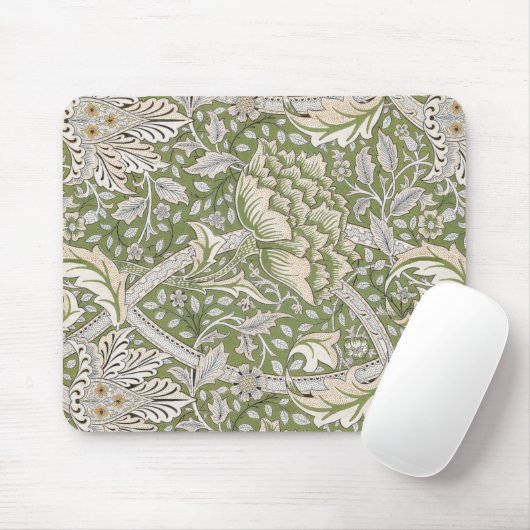 Windrush Pattern (von William Morris) Mousepad (Mit Mouse)