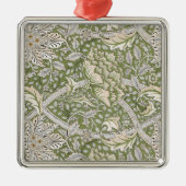 Windrush Pattern (von William Morris) Ornament Aus Metall (Vorne)