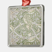 Windrush Pattern (von William Morris) Ornament Aus Metall (Links)