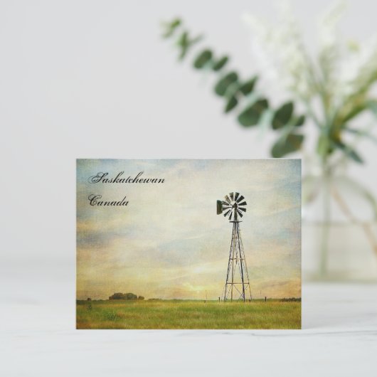 "Winds of Change" Saskatchewan Canada Postcard Postkarte (Stehend Vorderseite)