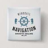 Windsail Navigations-Plakat Button (Vorderseite)