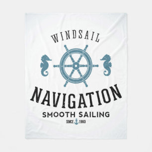 Windsail Navigations-Plakat Fleecedecke