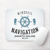 Windsail Navigations-Plakat Mousepad (Mit Mouse)