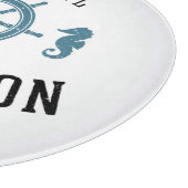 Windsail Navigations-Plakat Schneidebrett (Ecke)