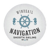 Windsail Navigations-Plakat Schneidebrett (Vorderseite)