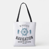 Windsail Navigations-Plakat Tasche (Rückseite)
