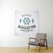 Windsail Navigations-Plakat Wandteppich (Beispiel (Horizontal))