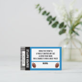 Windschutzkarte, Sport, Fußball Kinderdusche Begleitkarte (Stehend Vorderseite)