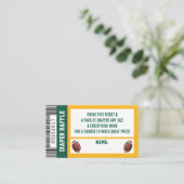 Windschutzkarte, Sport, Fußball Kinderdusche Begleitkarte (Stehend Vorderseite)