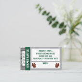 Windschutzkarte, Sport, Fußball Kinderdusche Begleitkarte (Stehend Vorderseite)