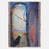 Windschutzscheibe eines alten rostigen Lastwagens Decke (Vorderseite Vertikal)