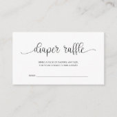 Windschutzscheibe für Babydusche, handgeschriebene Begleitkarte (Vorderseite)