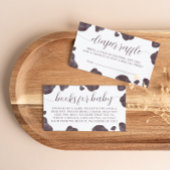 Windschutzscheibe für die Babydusche Begleitkarte