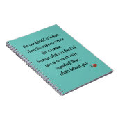 Windschutzscheibe ist größer als die Rückseite - J Notizblock (Rechte Seite)