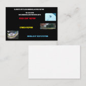 Windschutzscheiben-Reparatur- u. Visitenkarte (Vorne/Hinten)